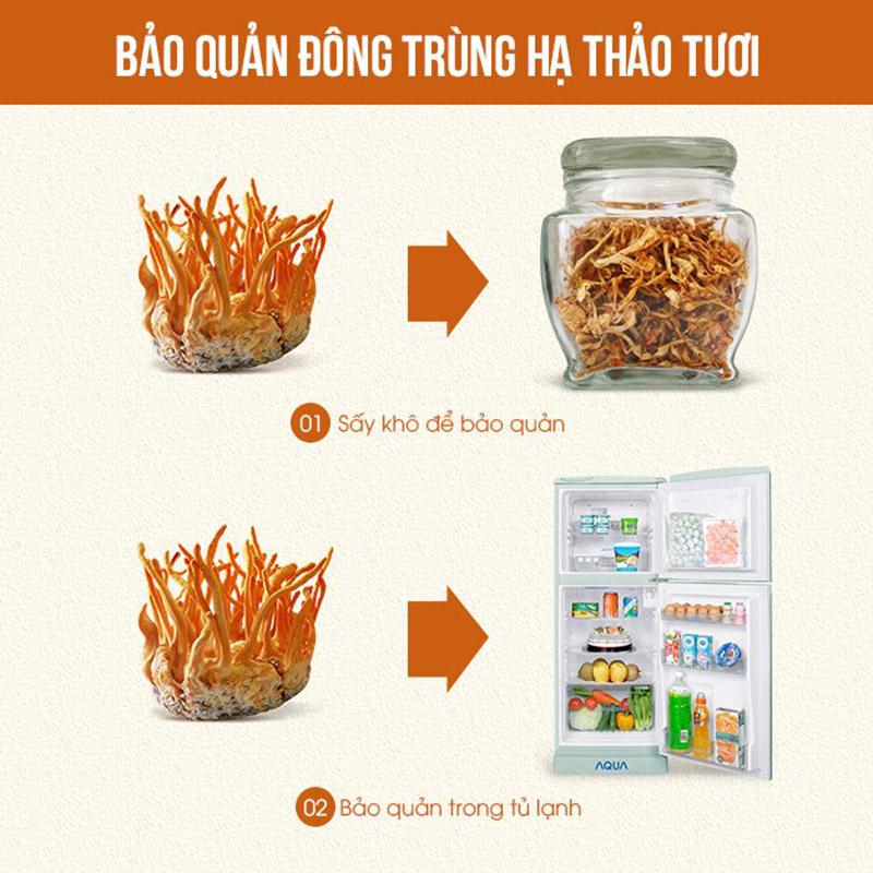 Bảo quản bằng cách sấy khô